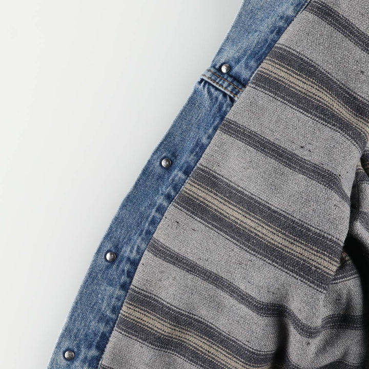 90'S Levi's 71168-0216 Denim Jacket, Men's Medium, Vintage cotton blue type Vintage Second Hand