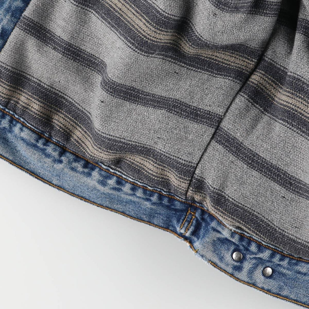 90'S Levi's 71168-0216 Denim Jacket, Men's Medium, Vintage cotton blue type Vintage Second Hand