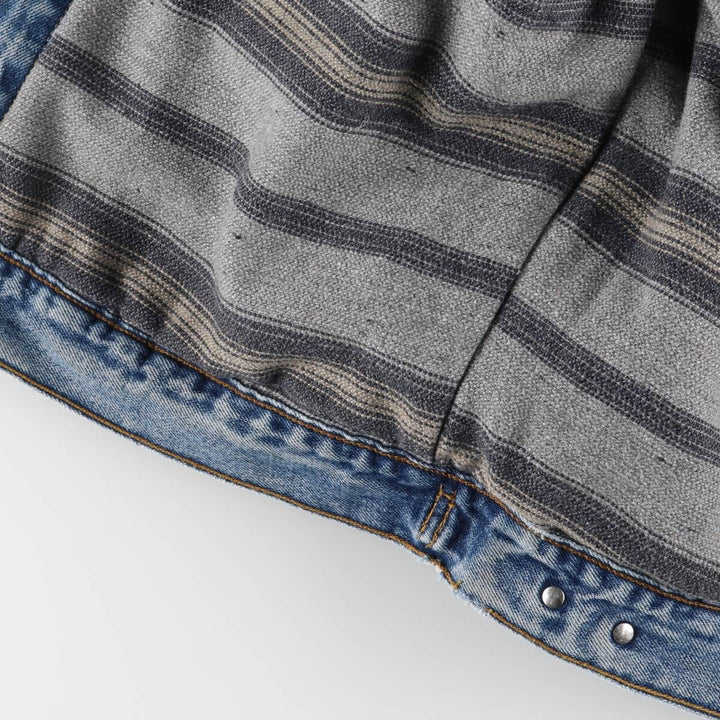 90'S Levi's 71168-0216 Denim Jacket, Men's Medium, Vintage cotton blue type Vintage Second Hand