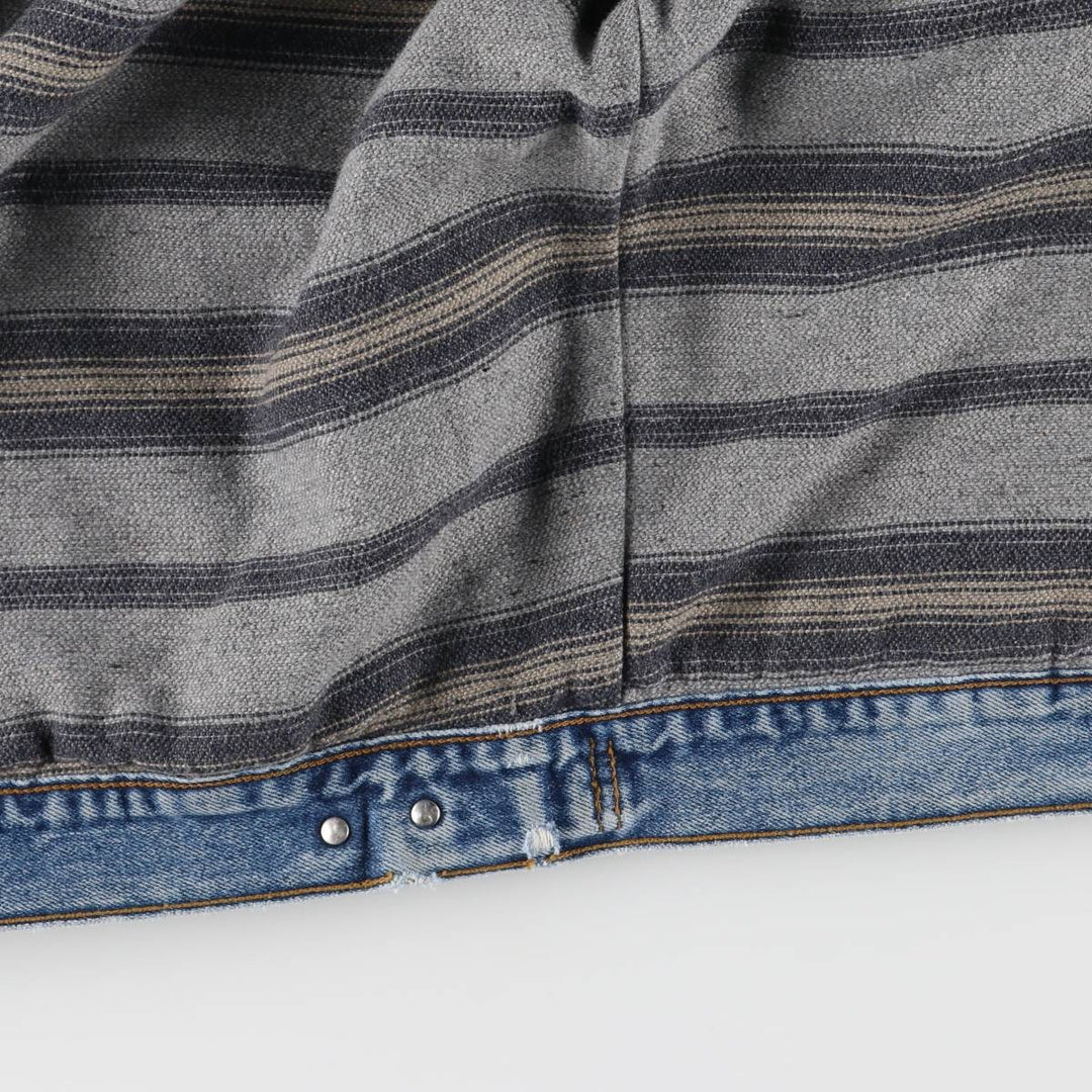 90'S Levi's 71168-0216 Denim Jacket, Men's Medium, Vintage cotton blue type Vintage Second Hand