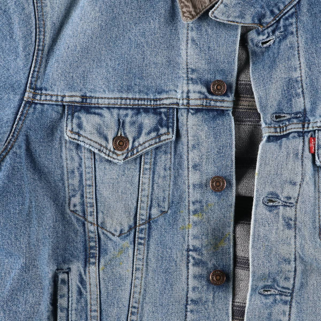 90'S Levi's 71168-0216 Denim Jacket, Men's Medium, Vintage cotton blue type Vintage Second Hand