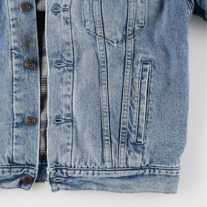 90'S Levi's 71168-0216 Denim Jacket, Men's Medium, Vintage cotton blue type Vintage Second Hand