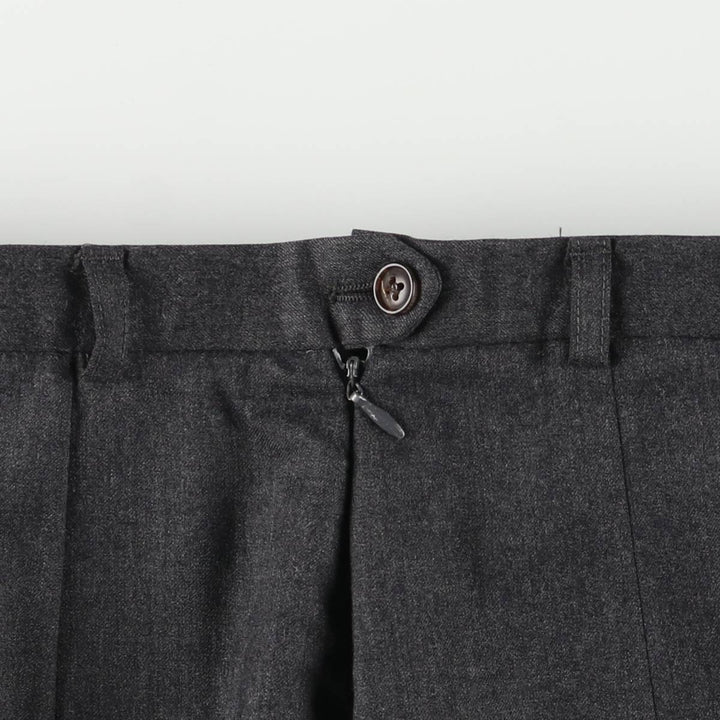 Pleated mini skirt, women's size L unclear gray type Vintage Second Hand