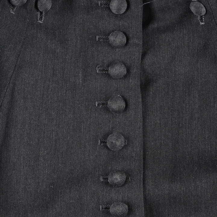 CLOCK HOUSE Maxi Flare Skirt with Suspenders, Women's Size L unclear gray type Vintage Second Hand