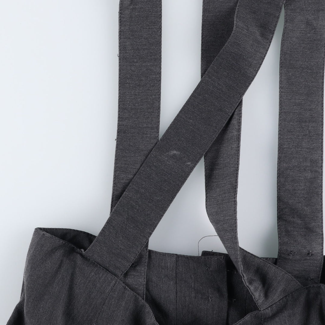 CLOCK HOUSE Maxi Flare Skirt with Suspenders, Women's Size L unclear gray type Vintage Second Hand
