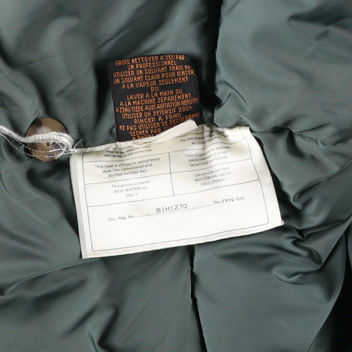 Vintage 80s-90'S Eddie Bauer goose down jacket, size M, men's polyester Beige type Vintage Second Hand