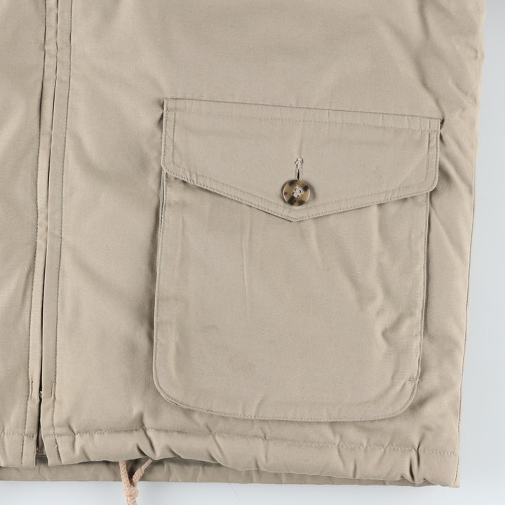 Vintage 80s-90'S Eddie Bauer goose down jacket, size M, men's polyester Beige type Vintage Second Hand