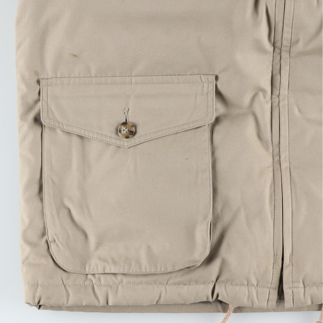 Vintage 80s-90'S Eddie Bauer goose down jacket, size M, men's polyester Beige type Vintage Second Hand