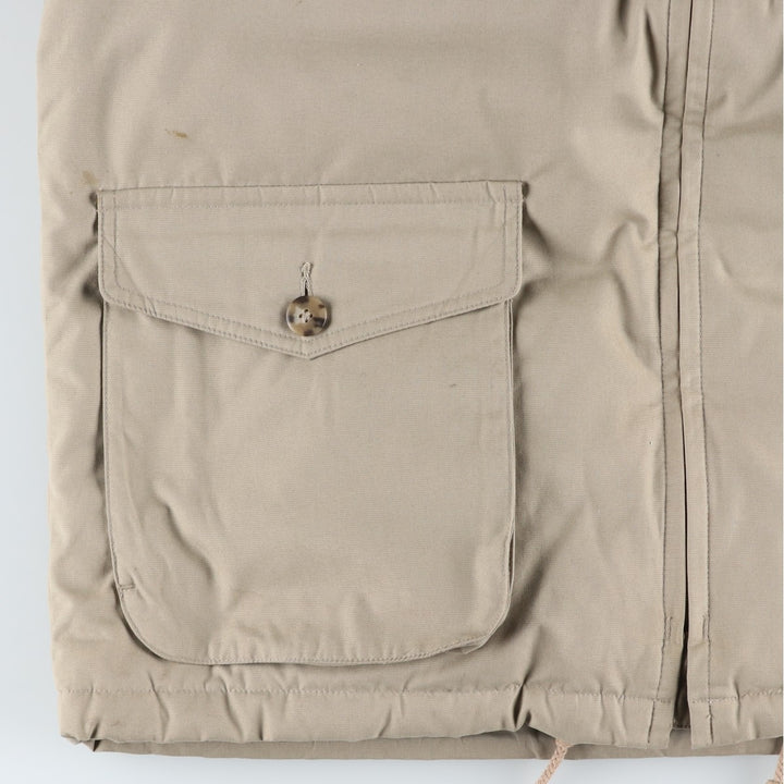 Vintage 80s-90'S Eddie Bauer goose down jacket, size M, men's polyester Beige type Vintage Second Hand