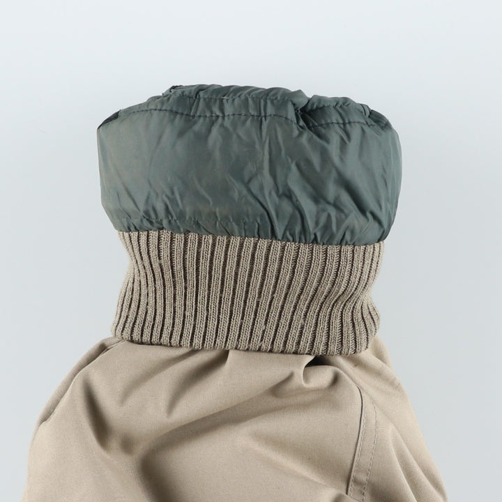 Vintage 80s-90'S Eddie Bauer goose down jacket, size M, men's polyester Beige type Vintage Second Hand