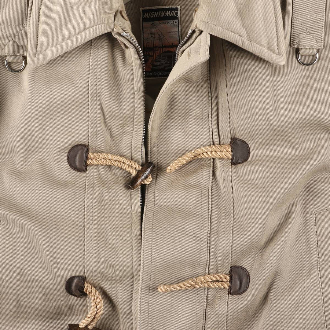 Vintage 1970'S MIGHTY-MAC goose down jacket, made in the USA, size M, men's unclear Beige type Vintage Second Hand