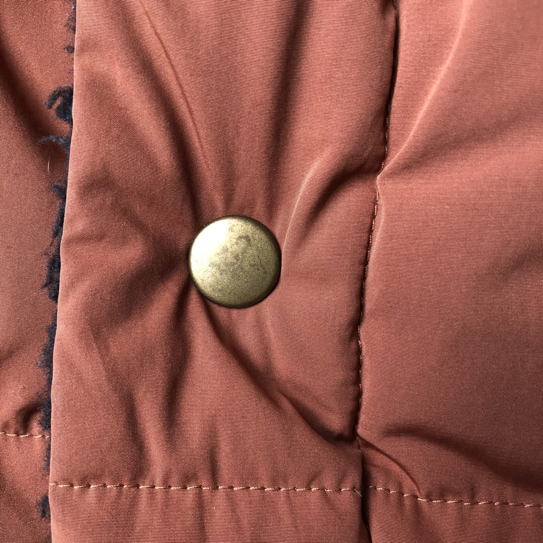 Patagonia 27588FA21 Reversible Fleece Down Vest, Men's Size Medium polyester navy blue type Vintage Second Hand