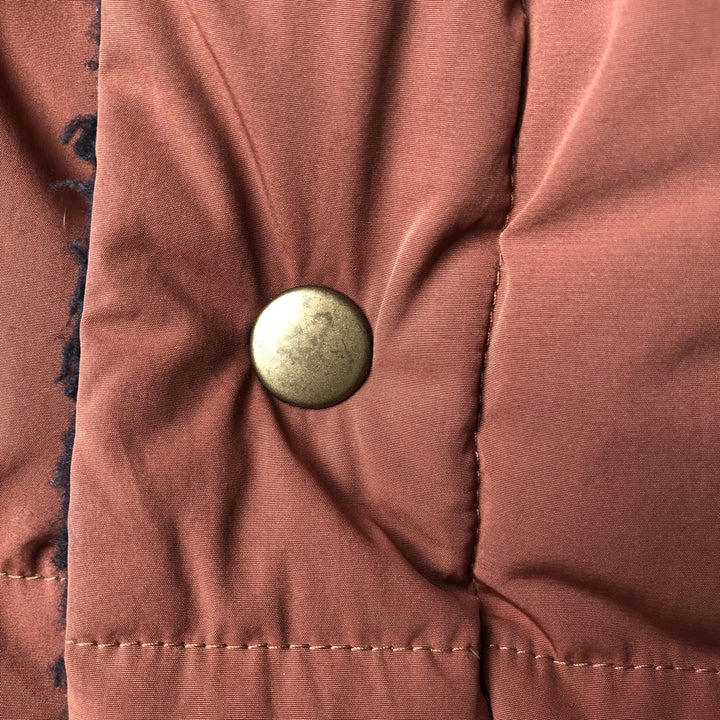 Patagonia 27588FA21 Reversible Fleece Down Vest, Men's Size Medium polyester navy blue type Vintage Second Hand