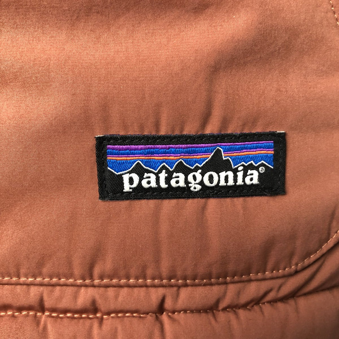 Patagonia 27588FA21 Reversible Fleece Down Vest, Men's Size Medium polyester navy blue type Vintage Second Hand