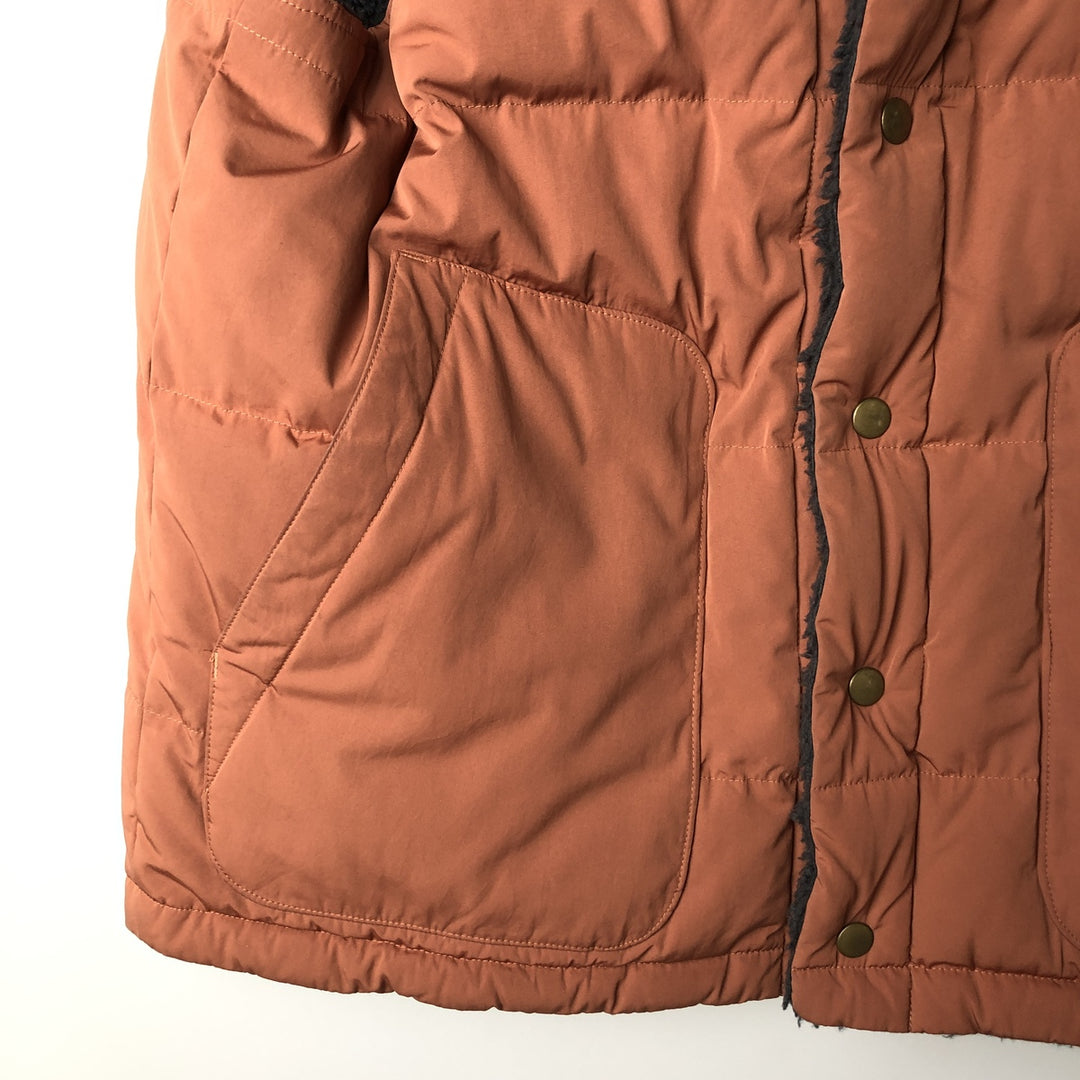 Patagonia 27588FA21 Reversible Fleece Down Vest, Men's Size Medium polyester navy blue type Vintage Second Hand