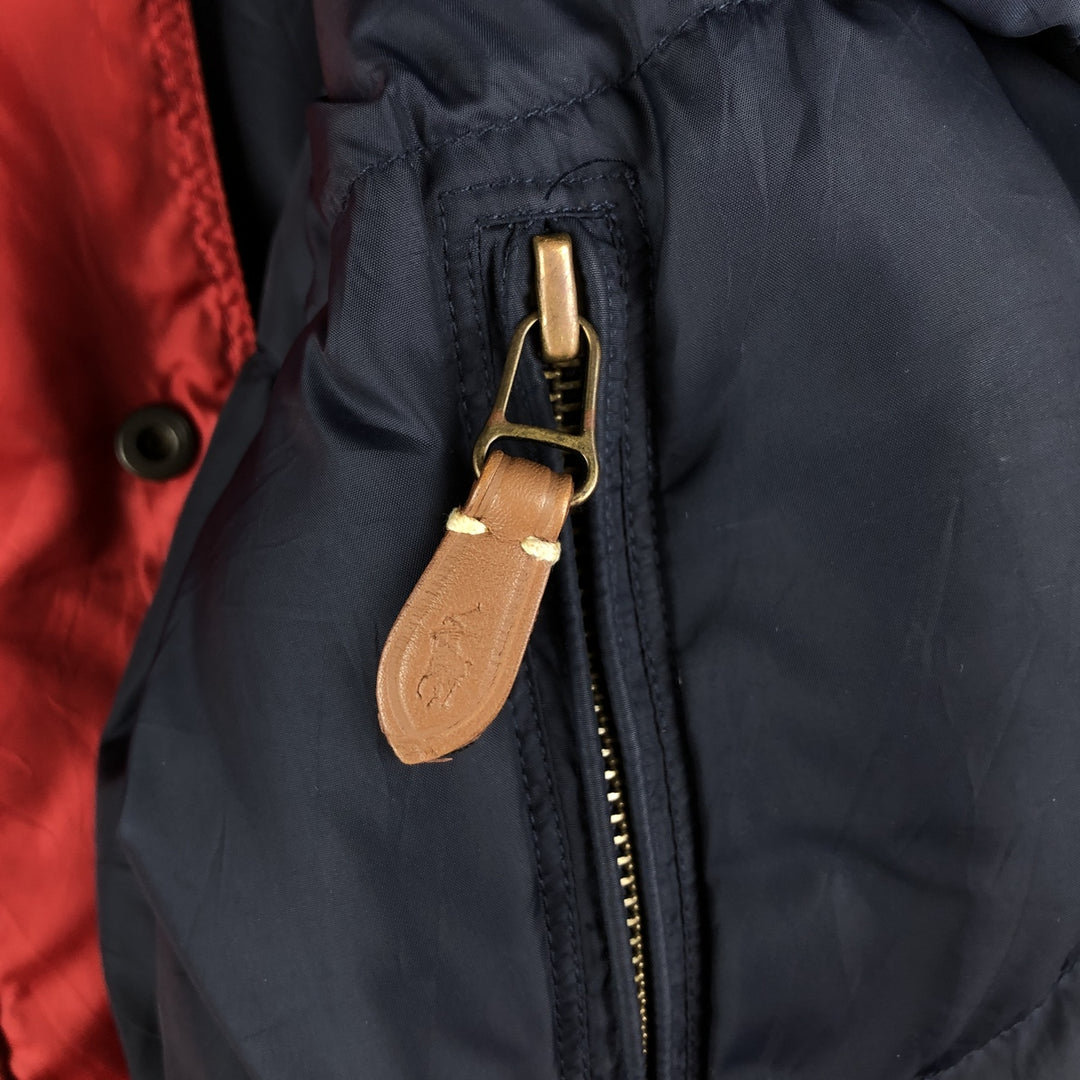 Ralph Lauren POLO RALPH LAUREN reversible down vest, men's size M polyester red type Vintage Second Hand