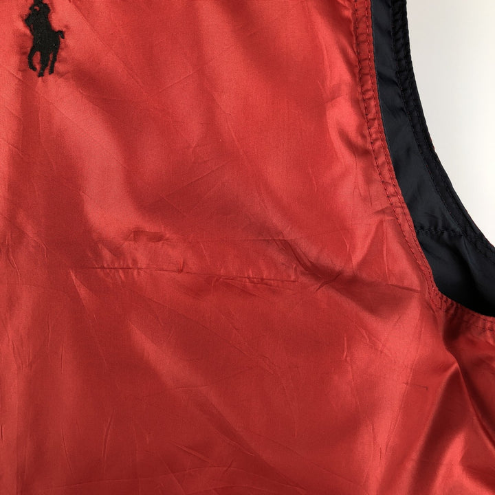 Ralph Lauren POLO RALPH LAUREN reversible down vest, men's size M polyester red type Vintage Second Hand