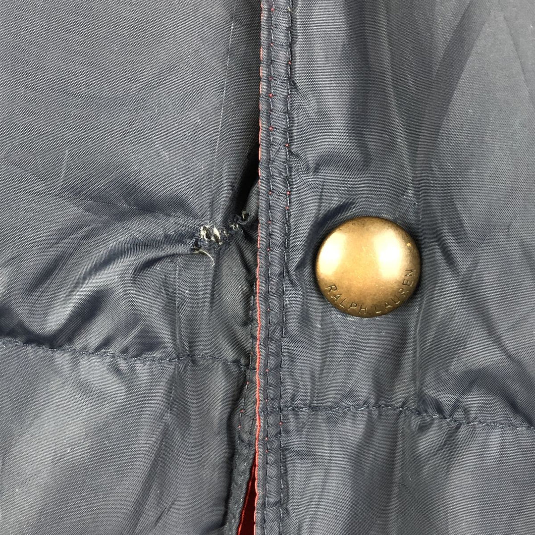 Ralph Lauren POLO RALPH LAUREN reversible down vest, men's size M polyester red type Vintage Second Hand
