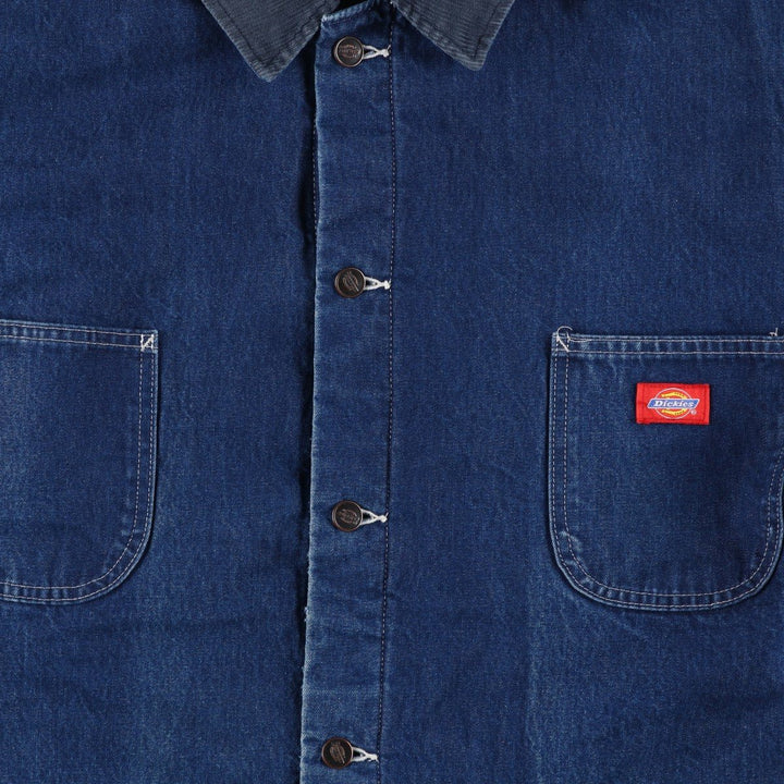 Dickies denim coveralls, men's size XXL unclear blue type Vintage Second Hand