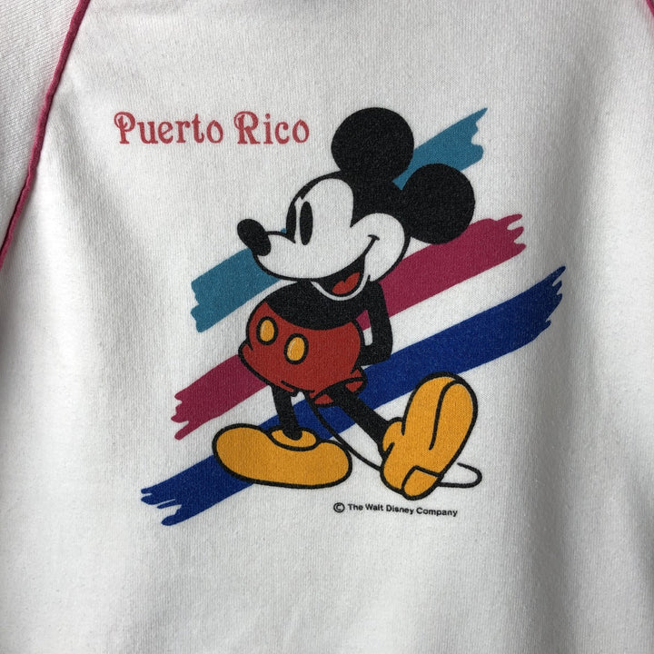 Vintage Russell Jerseys Mickey Mouse character sweatshirt pullover hoodie, Made in USA, Men's XL cotton white type Vintage Second Hand