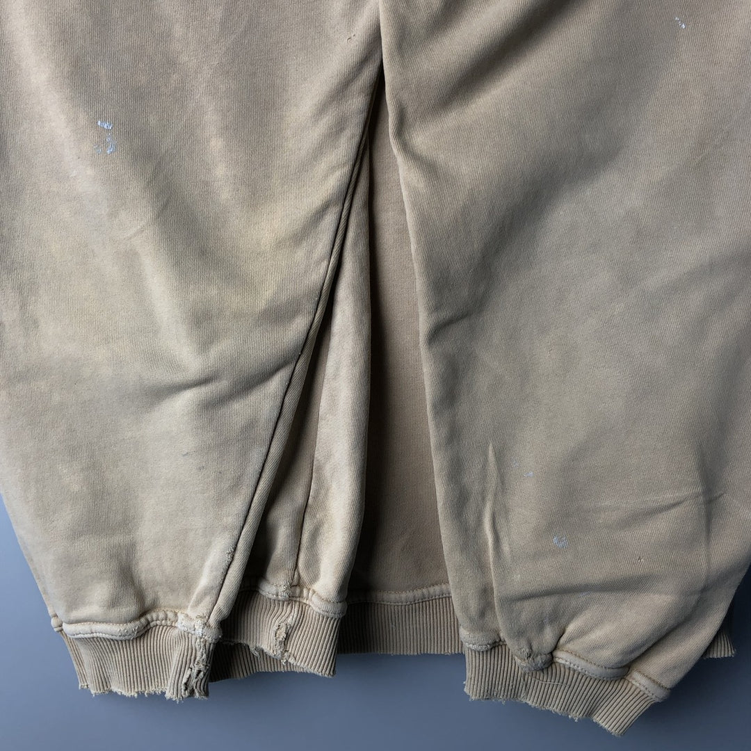 Harley-Davidson Advertising Pullover Hoodie, Men's Size L cotton Beige type Vintage Second Hand