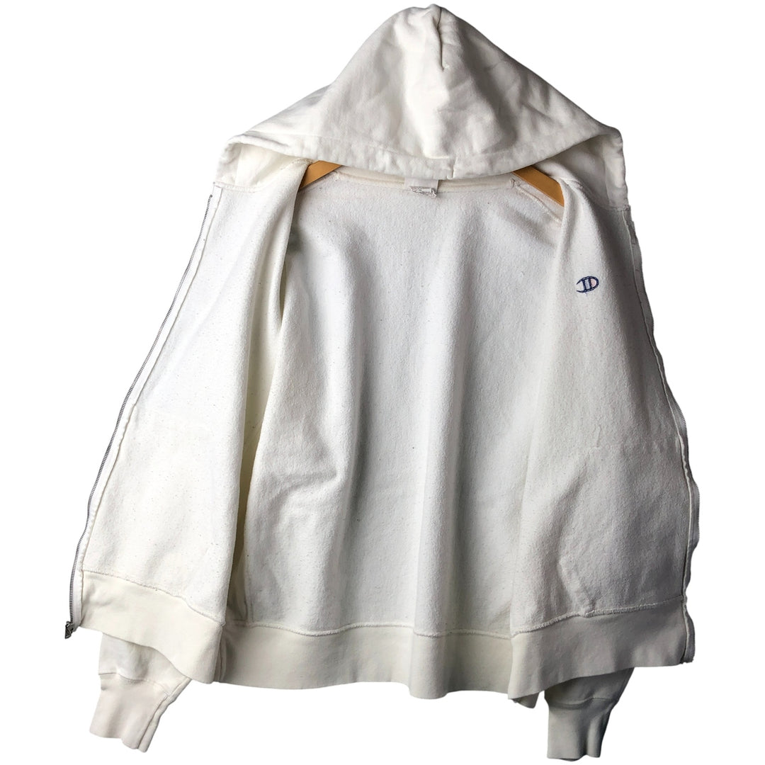 Champion Reverse Weave Full Zip Hoodie, Men's XL cotton white type Vintage Second Hand
