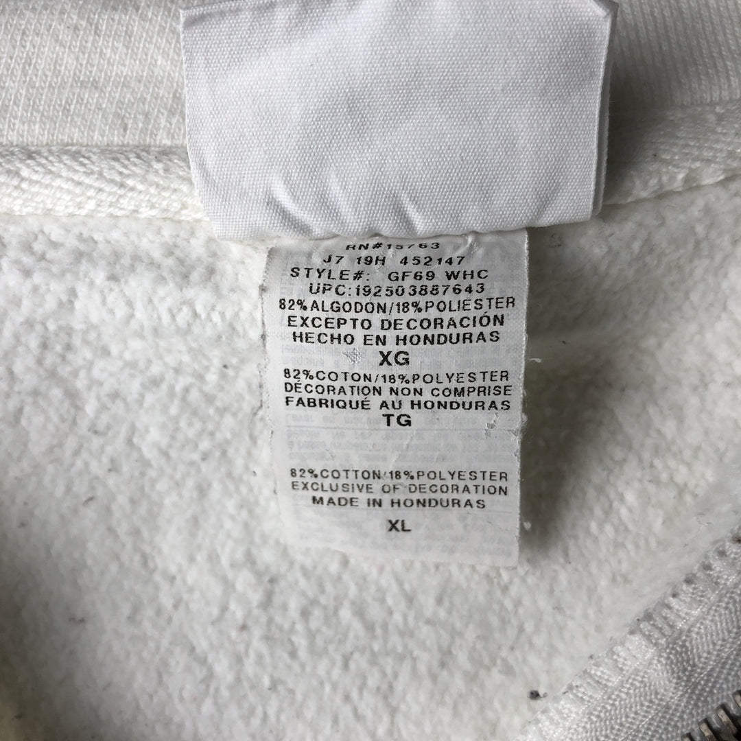 Champion Reverse Weave Full Zip Hoodie, Men's XL cotton white type Vintage Second Hand