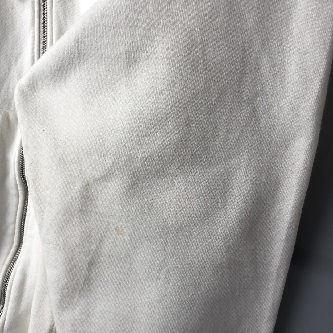 Champion Reverse Weave Full Zip Hoodie, Men's XL cotton white type Vintage Second Hand