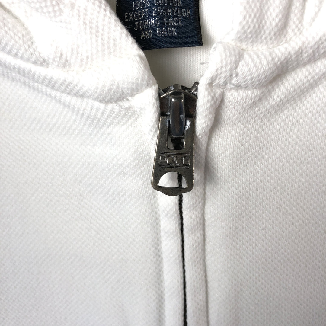 Ralph Lauren POLO by Ralph Lauren Sweat Full Zip Hoodie Men's XL cotton white type Vintage Second Hand