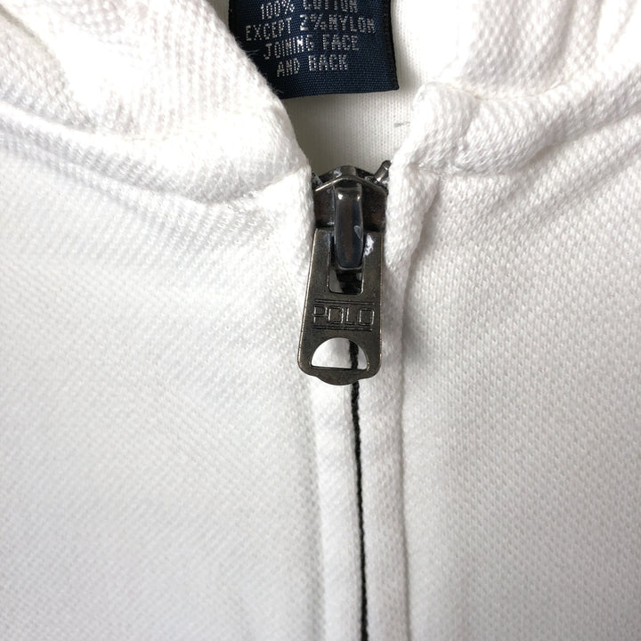 Ralph Lauren POLO by Ralph Lauren Sweat Full Zip Hoodie Men's XL cotton white type Vintage Second Hand