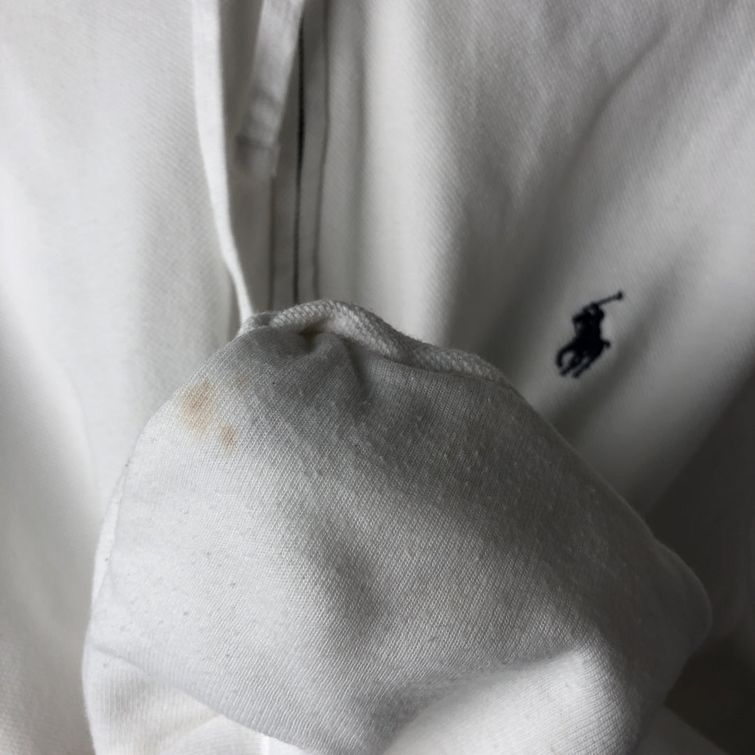 Ralph Lauren POLO by Ralph Lauren Sweat Full Zip Hoodie Men's XL cotton white type Vintage Second Hand