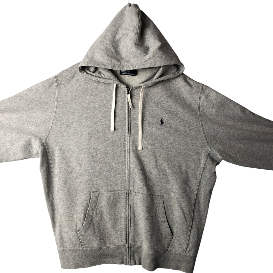 Ralph Lauren POLO by Ralph Lauren Sweat Full Zip Hoodie Men's XL cotton gray type Vintage Second Hand