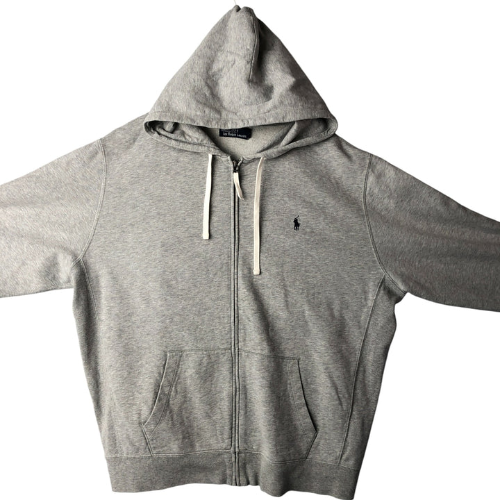Ralph Lauren POLO by Ralph Lauren Sweat Full Zip Hoodie Men's XL cotton gray type Vintage Second Hand