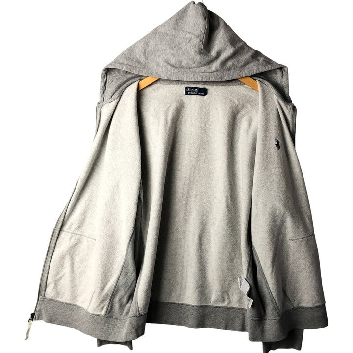 Ralph Lauren POLO by Ralph Lauren Sweat Full Zip Hoodie Men's XL cotton gray type Vintage Second Hand