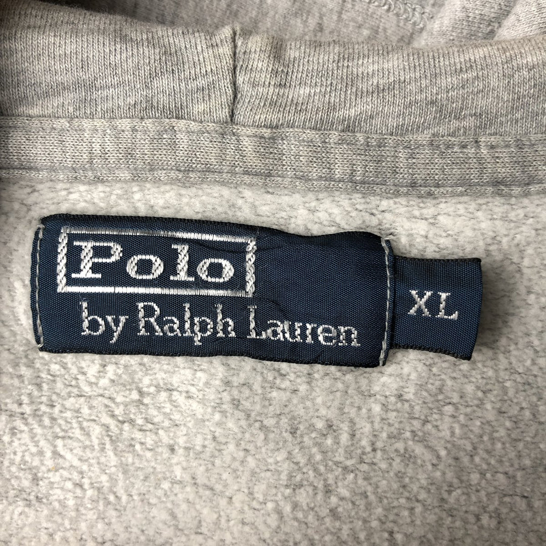 Ralph Lauren POLO by Ralph Lauren Sweat Full Zip Hoodie Men's XL cotton gray type Vintage Second Hand