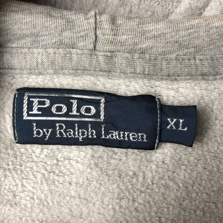 Ralph Lauren POLO by Ralph Lauren Sweat Full Zip Hoodie Men's XL cotton gray type Vintage Second Hand