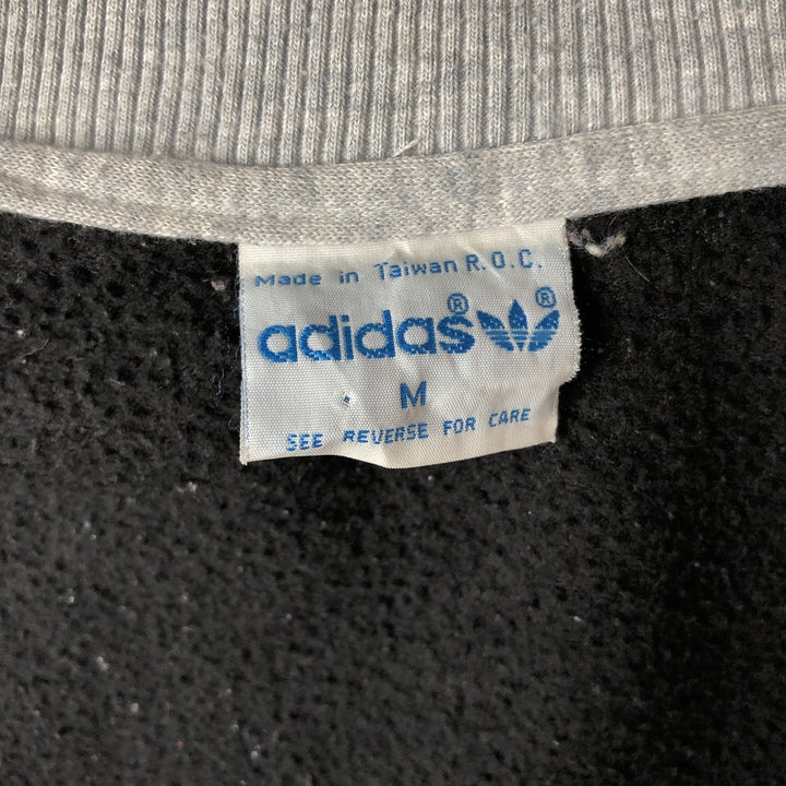 Vintage 1980'S Adidas full-zip sweatshirt, men's size small. unclear gray type Vintage Second Hand