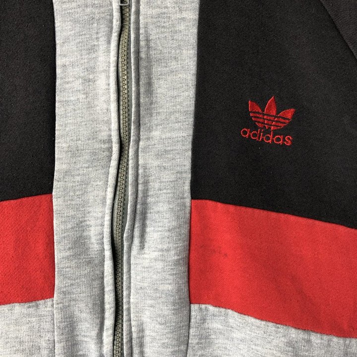 Vintage 1980'S Adidas full-zip sweatshirt, men's size small. unclear gray type Vintage Second Hand