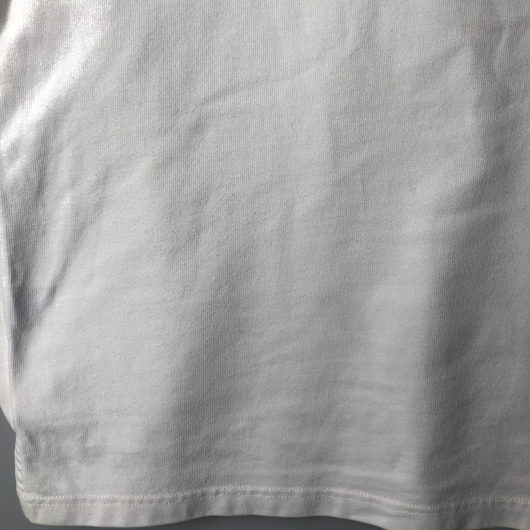 Ralph Lauren POLO by Ralph Lauren CUSTOM FIT long sleeve rugby shirt, men's size L cotton white type Vintage Second Hand