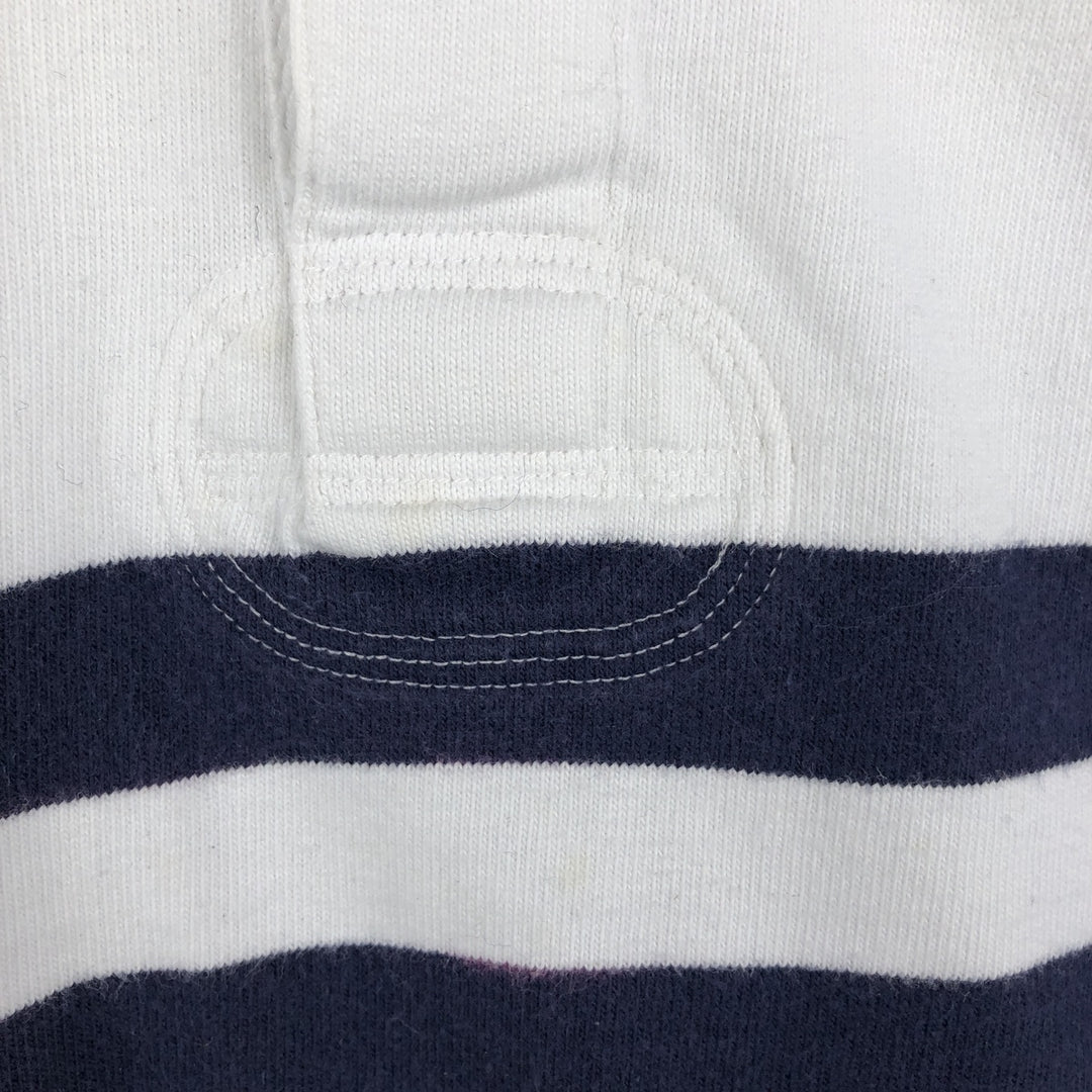 Ralph Lauren POLO by Ralph Lauren long sleeve rugby shirt, men's size M cotton white type Vintage Second Hand