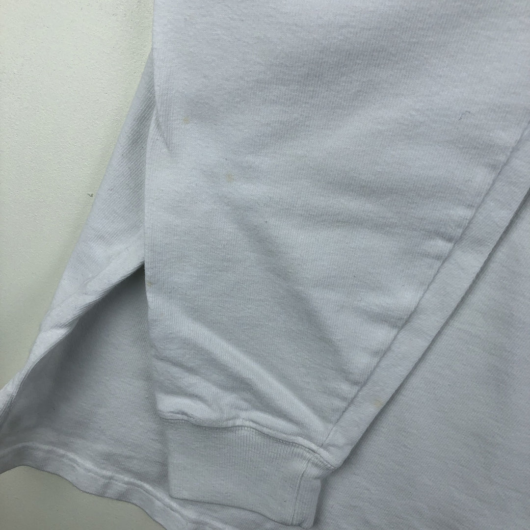 Ralph Lauren POLO by Ralph Lauren long sleeve rugby shirt, men's size M cotton white type Vintage Second Hand