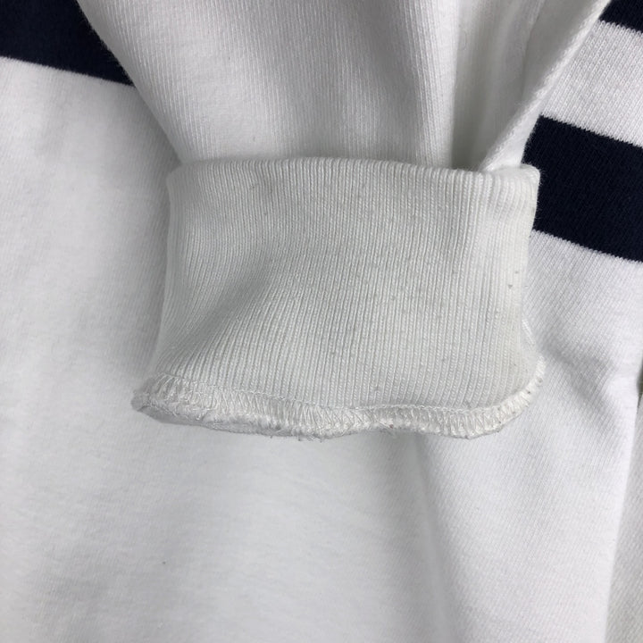Ralph Lauren POLO by Ralph Lauren long sleeve rugby shirt, men's size M cotton white type Vintage Second Hand