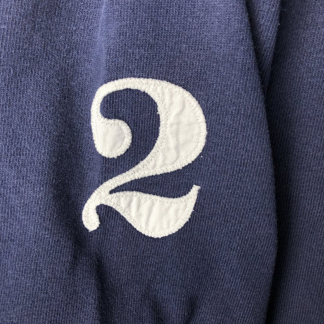 Ralph Lauren POLO by Ralph Lauren CUSTOM FIT Big Pony Long Sleeve Rugby Shirt Men's XL cotton navy blue type Vintage Second Hand