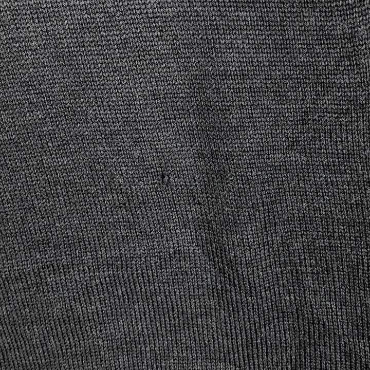 Brooks Brothers high-neck wool knit sweater, size M Merino wool navy blue type Vintage Second Hand