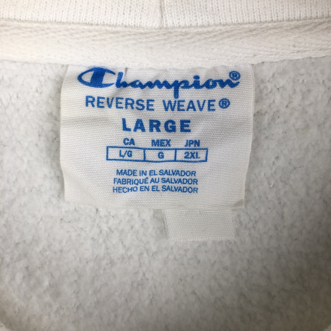 Champion Original Reverse Weave University of North Carolina College Pullover Hoodie, Men's Size L unclear white type Vintage Second Hand