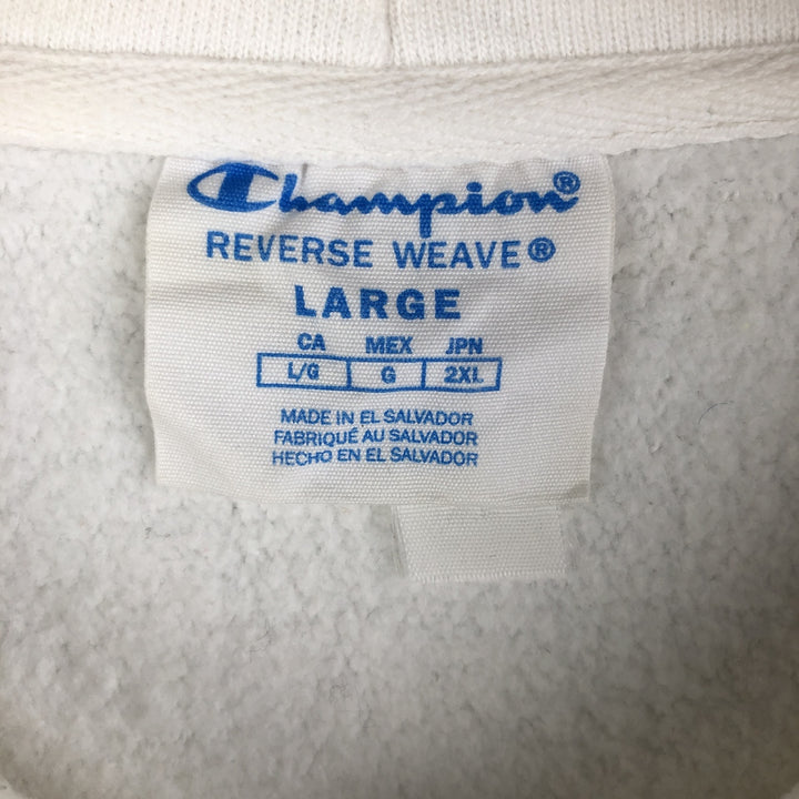 Champion Original Reverse Weave University of North Carolina College Pullover Hoodie, Men's Size L unclear white type Vintage Second Hand