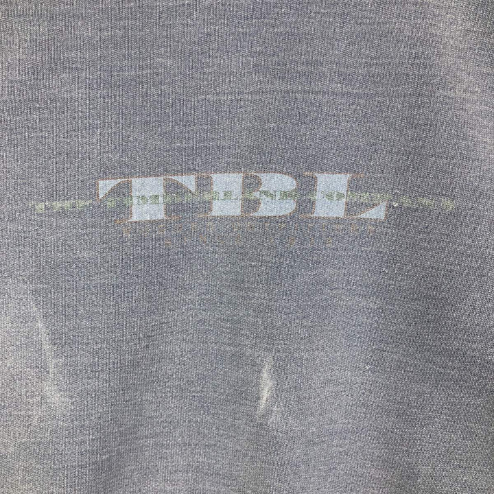 90'S Timberland WEATHERGEAR logo sweatshirt, men's XL size, vintage unclear Blue type light blue Vintage Second Hand