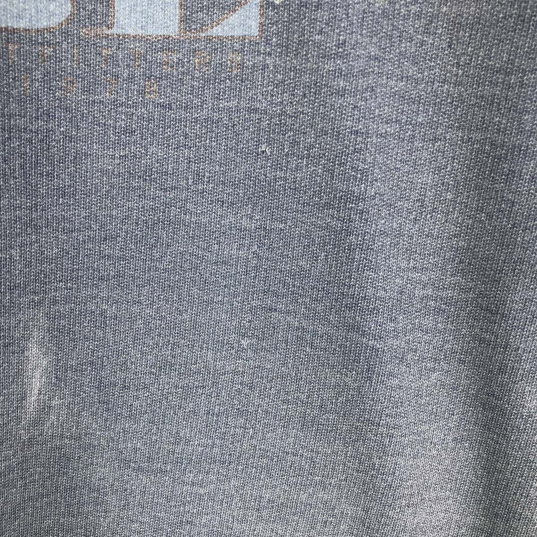 90'S Timberland WEATHERGEAR logo sweatshirt, men's XL size, vintage unclear Blue type light blue Vintage Second Hand