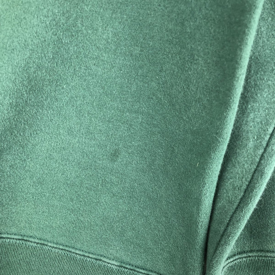 90'S Guess printed sweatshirt, made in the USA, men's size L, vintage unclear green type Vintage Second Hand