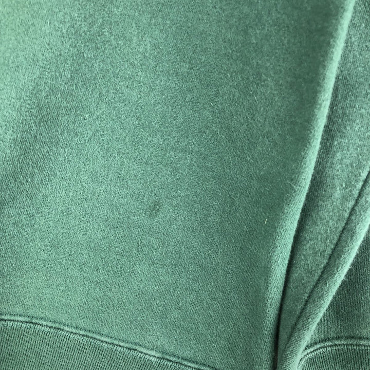 90'S Guess printed sweatshirt, made in the USA, men's size L, vintage unclear green type Vintage Second Hand